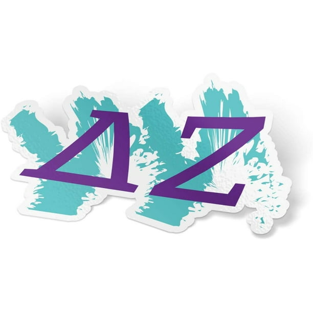 Officially Licensed Delta Zeta 6 x 3 Window Decal Green Officially Licensed Delta Zeta 6 x 3 Window Decal Green